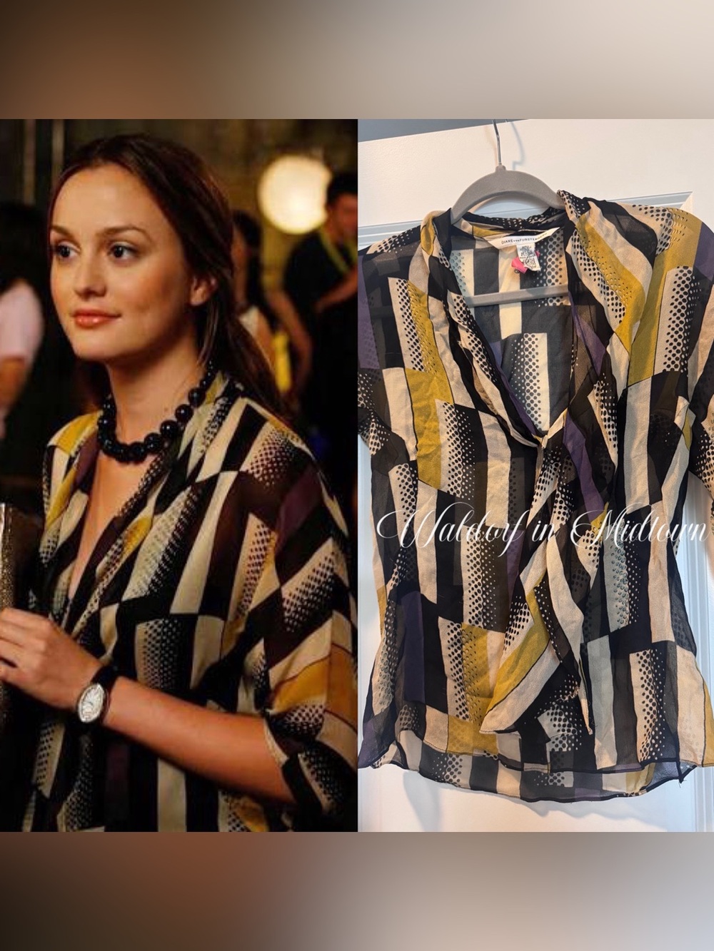 ASO BLAIR WALDORF DVF Blouse 0